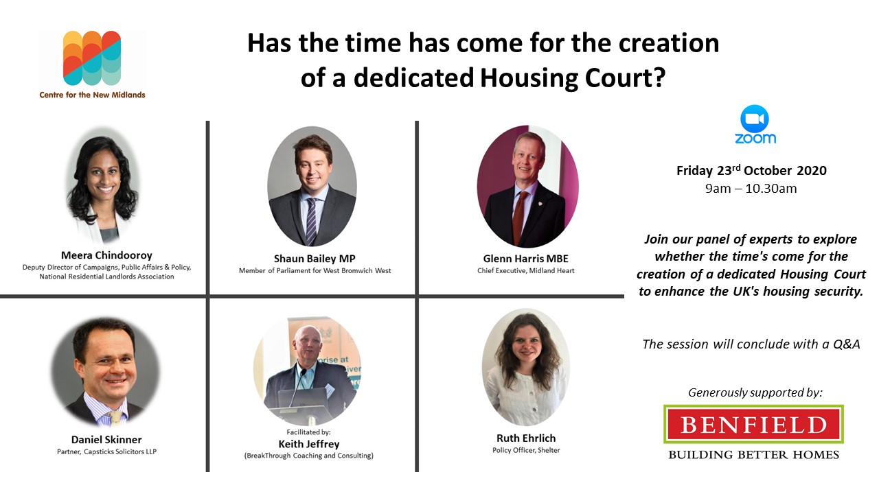Time for a dedicated Housing Court? Centre for the New Midlands