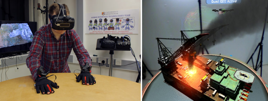 Evaluating various wearable XR devices with a Mixed Reality “Command Table” depicting a terrorist attack on an offshore oil platform