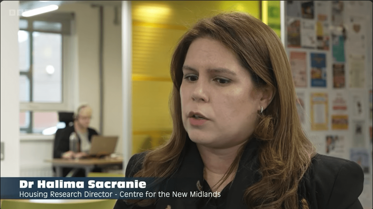 Director of Housing Research Dr Halima Sacranie on BBC Morning Live
